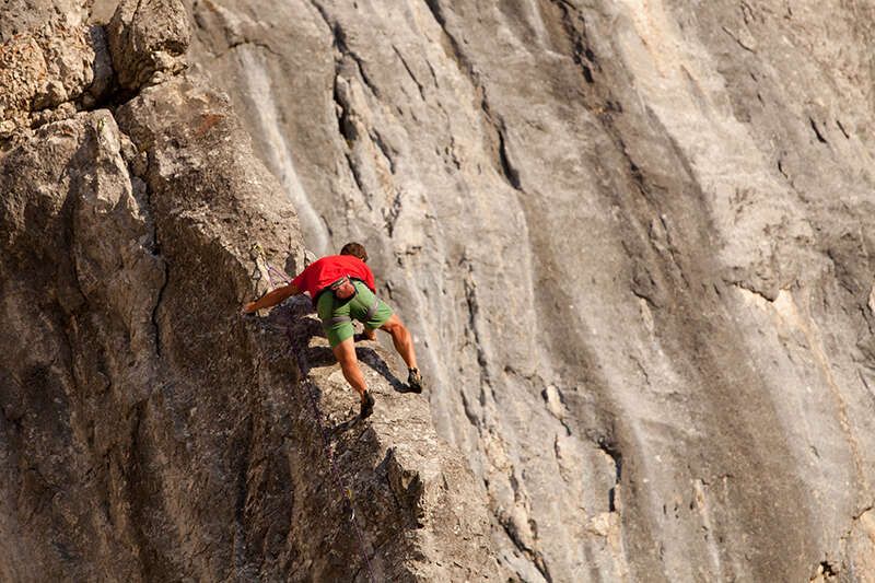 Pillerseetal Climbing on the Steinplatte in Waidring