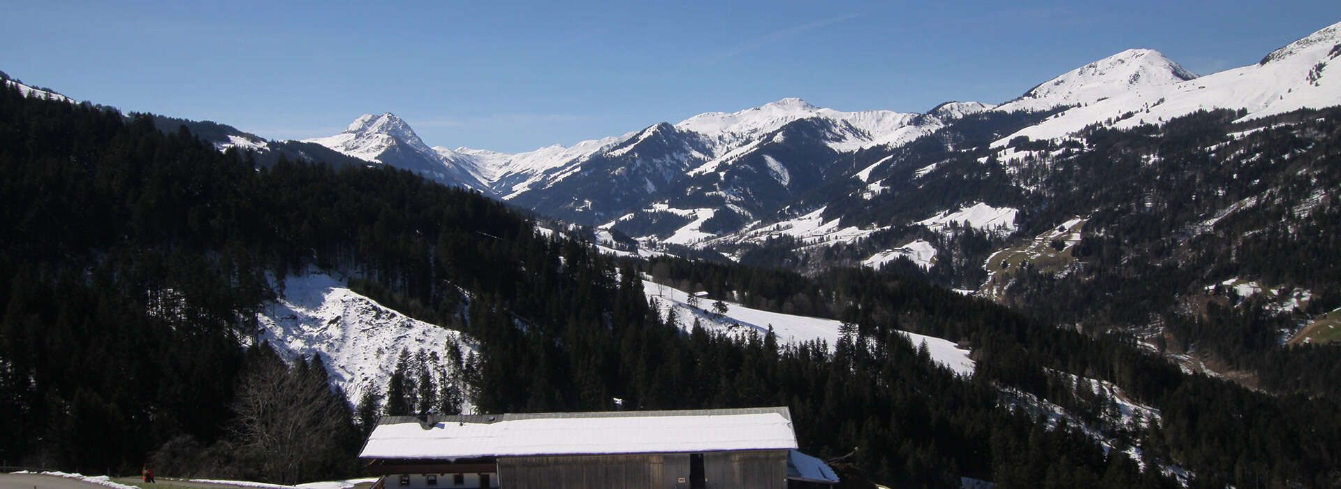 View of the mountain tavern Krin